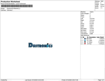 Dustronics For Beanie