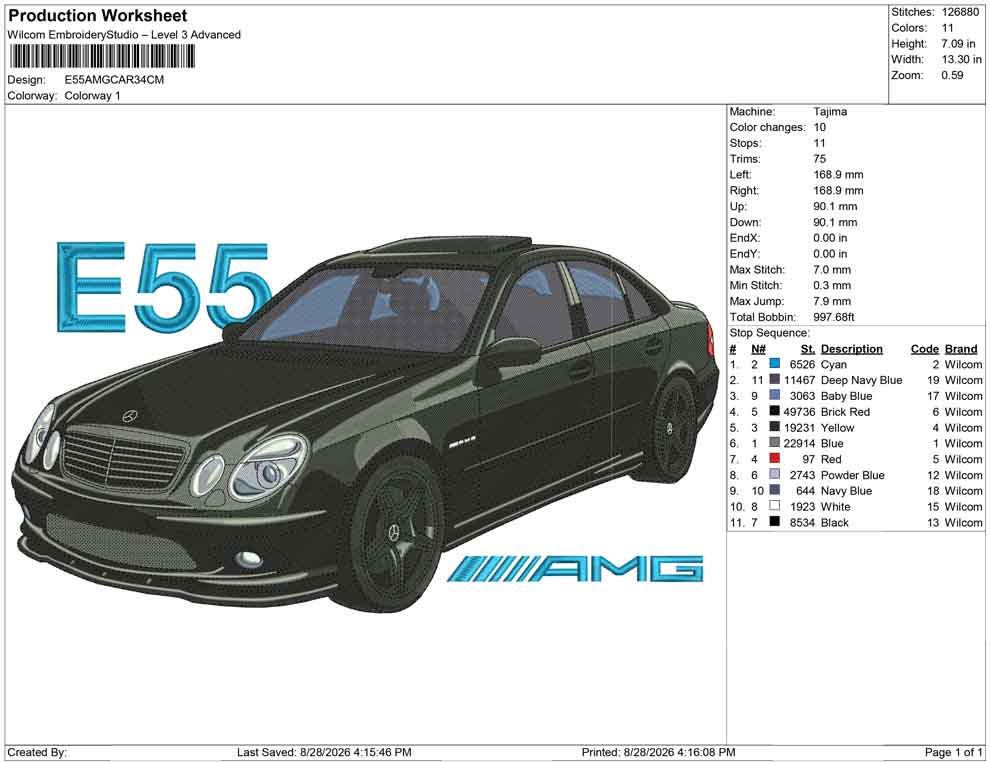 E55 AMG CAR