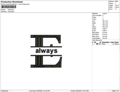 E Always
