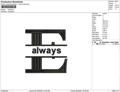 E Always