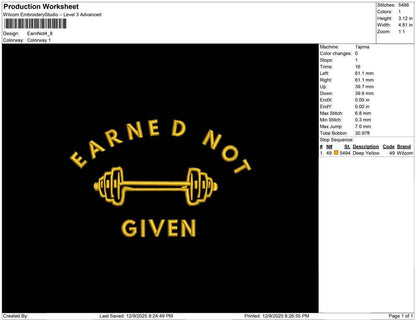 Earn Not