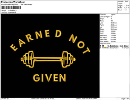 Earn Not