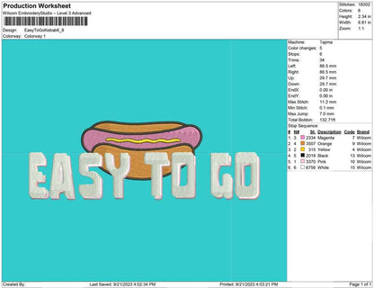 Easy to go kebab