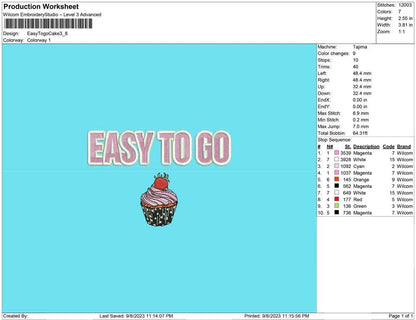 Easy to go Cake