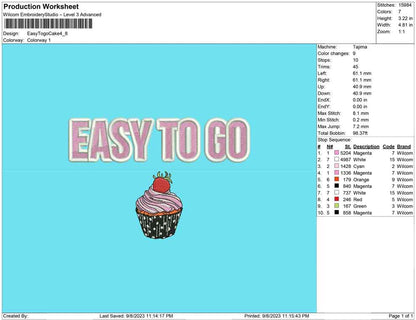 Easy to go Cake