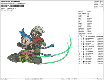 Ekko & jinx fly