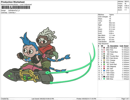 Ekko & jinx fly