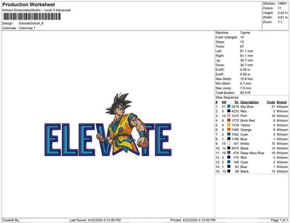 Elevate Goku