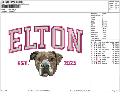 Elton Dog