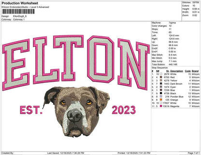 Elton Dog