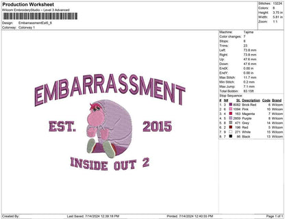 Embarrassment Est