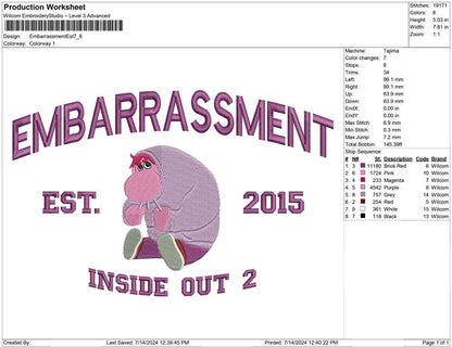 Embarrassment Est
