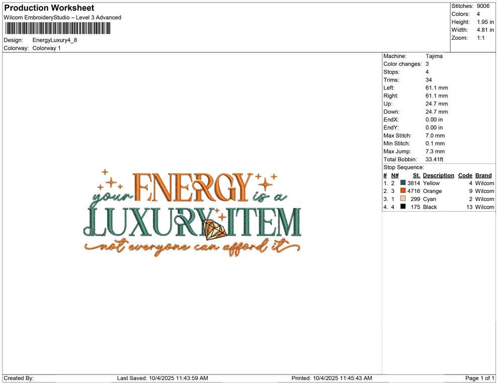 Energy Luxury