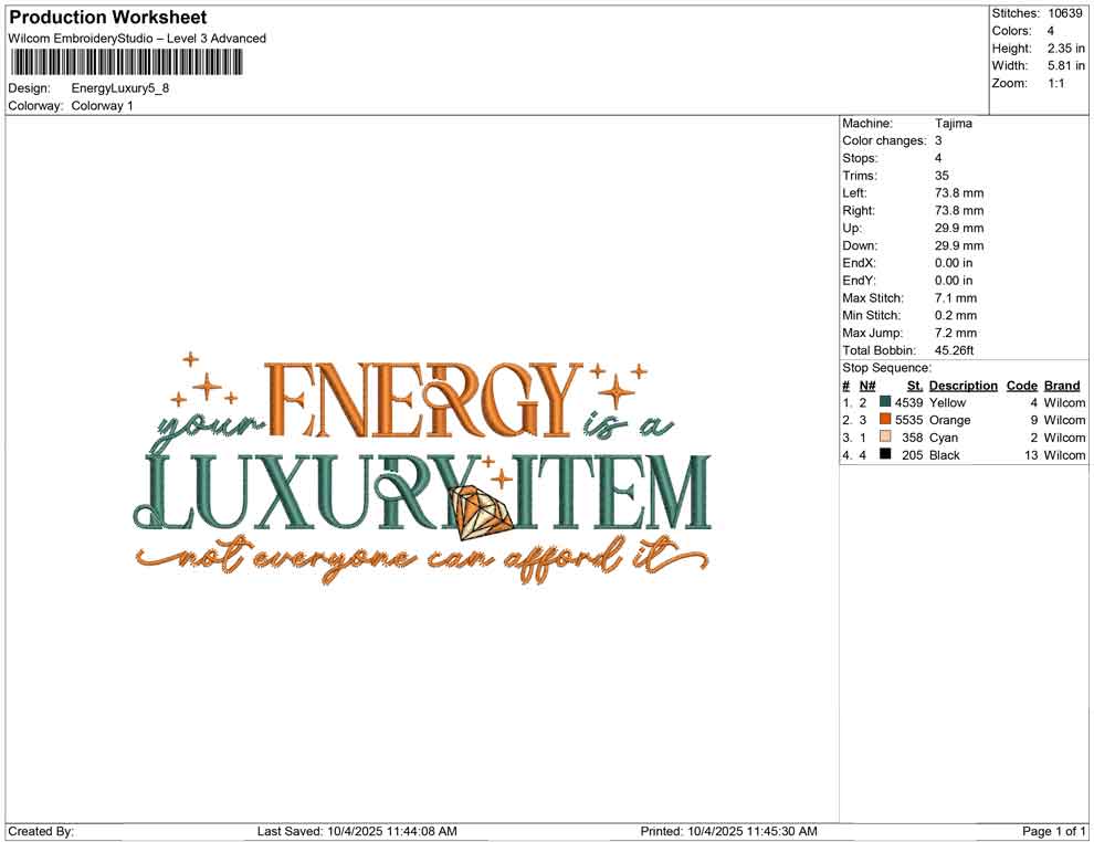 Energy Luxury