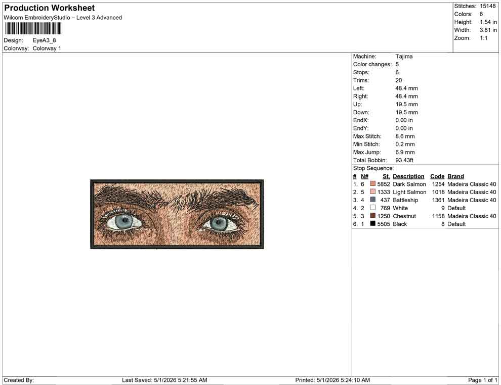 Eye A