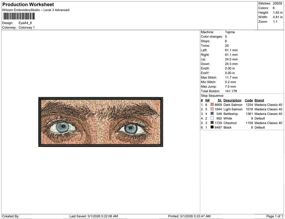 Eye A