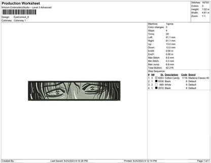 Eye anime Comic