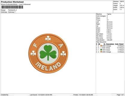 F a Ireland