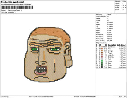 Face people Pixel