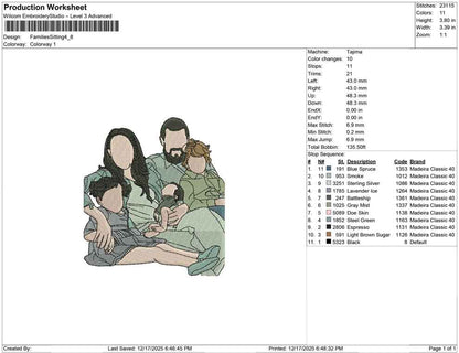Families Sitting
