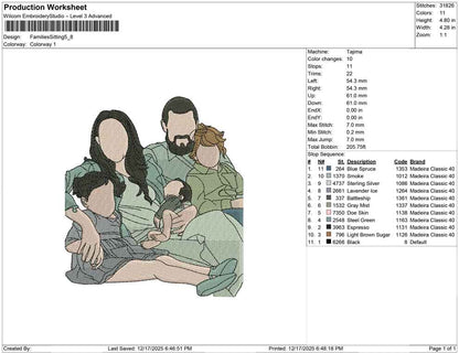 Families Sitting