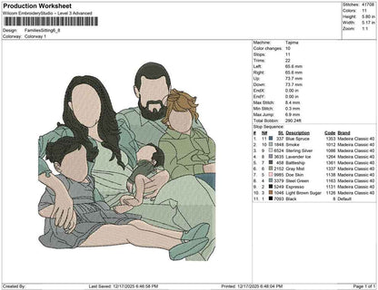 Families Sitting