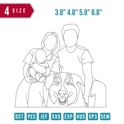 Family And Dog