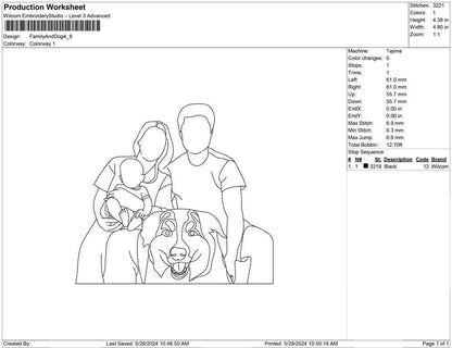 Family And Dog