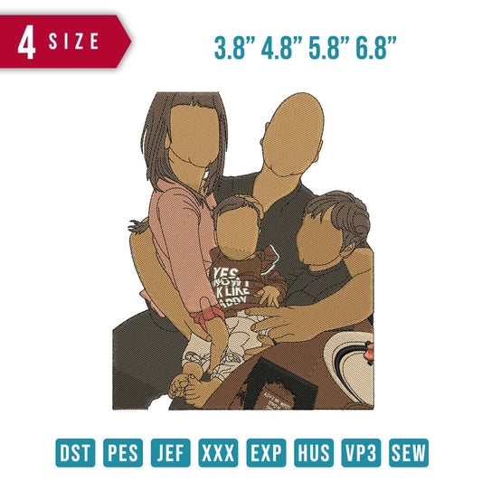 Family Dad Bald