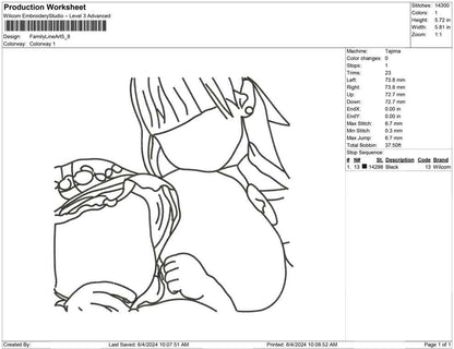 Family Line Art