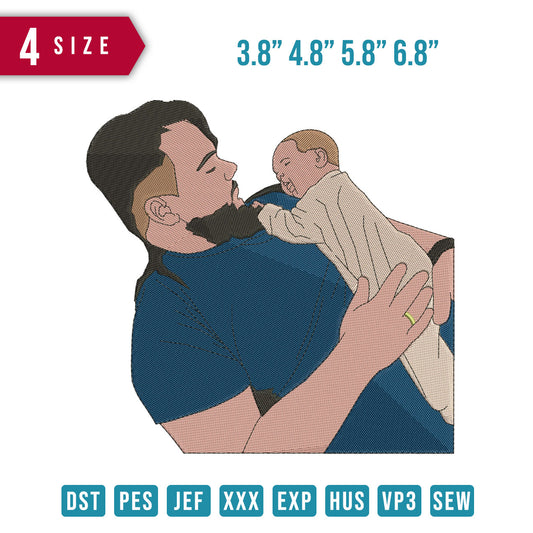 Father And Baby Sleep