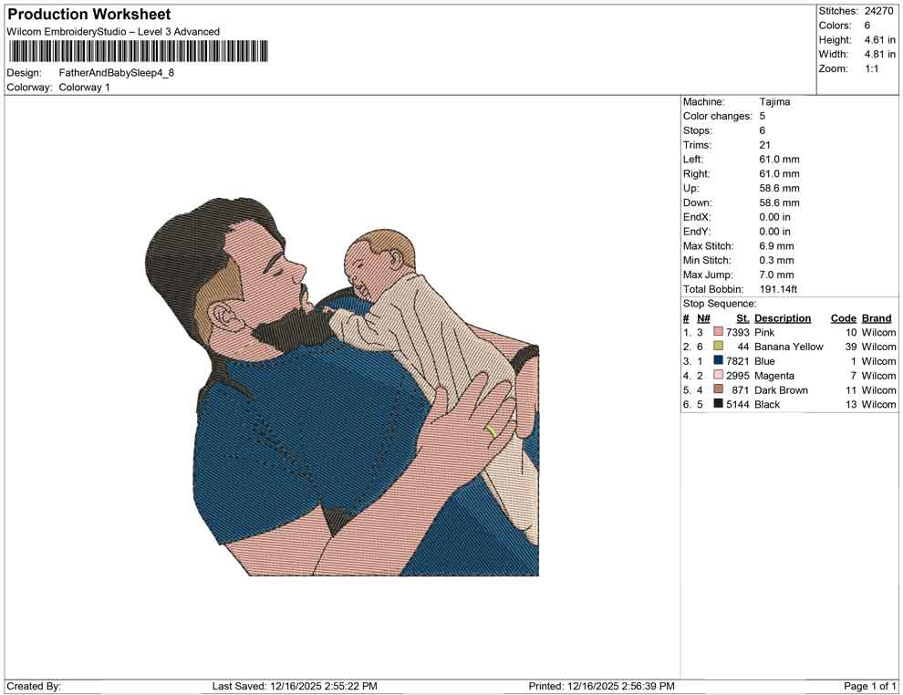 Father And Baby Sleep