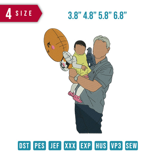 Father And Daughter Balloon