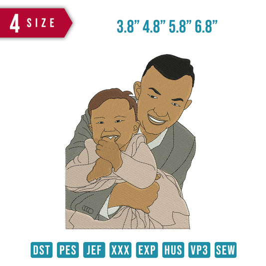 Father Carry Baby B