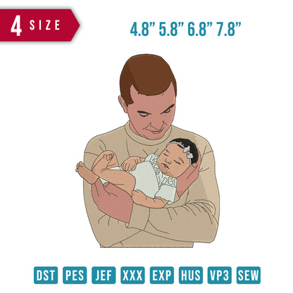 Father Carry Baby C