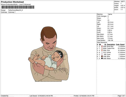 Father Carry Baby C