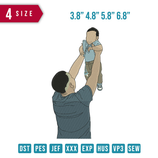 Father Carry Boy