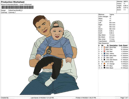 Father Carry Son B
