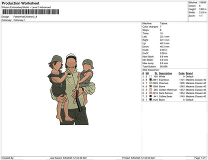 Father Hat Children
