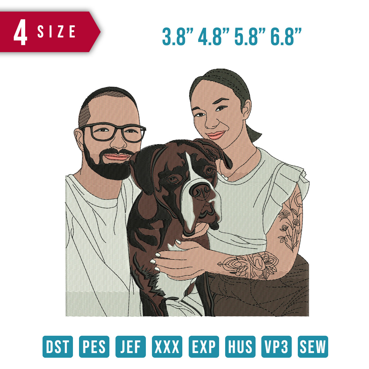 Father Mother Dog Tattoo