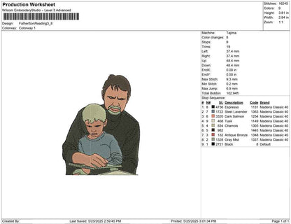 Father Son Reading