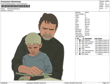 Father Son Reading