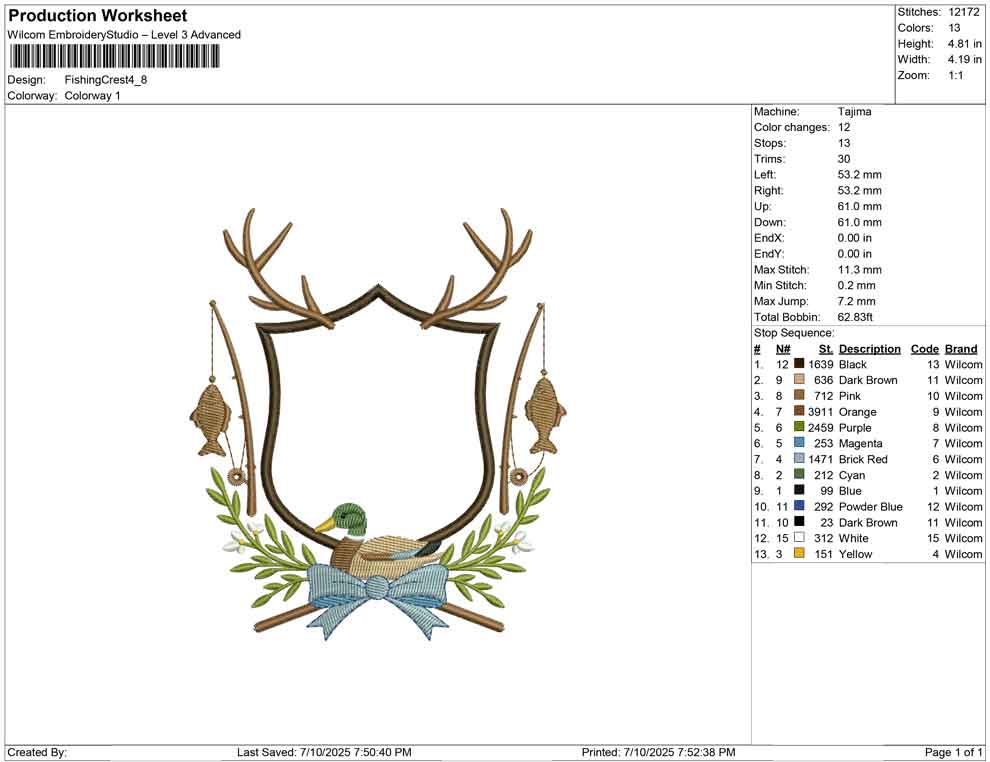 Fishing Crest