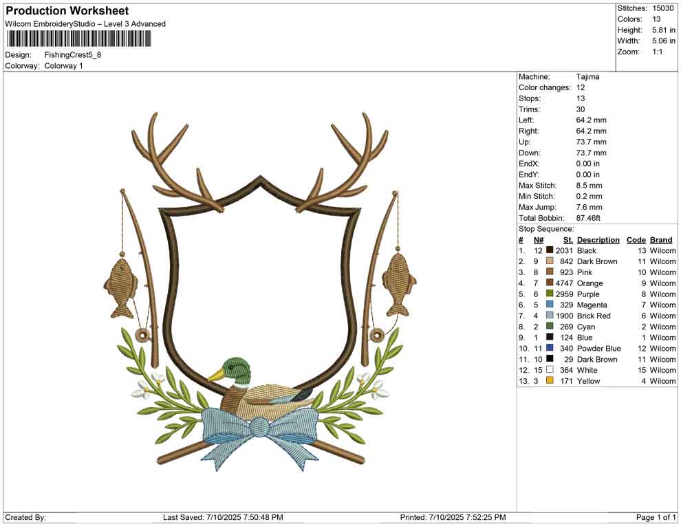 Fishing Crest