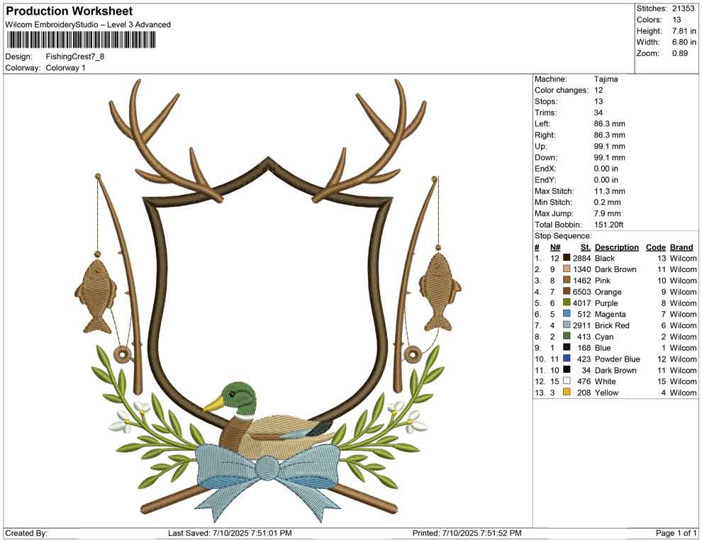 Fishing Crest