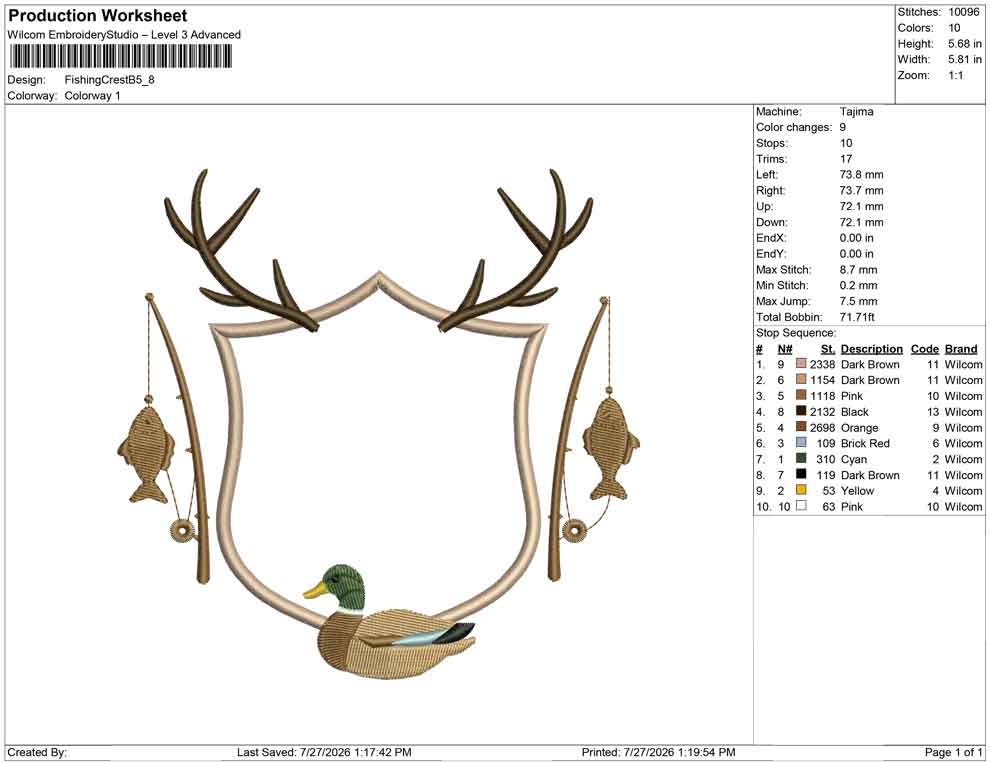 Fishing Crest B