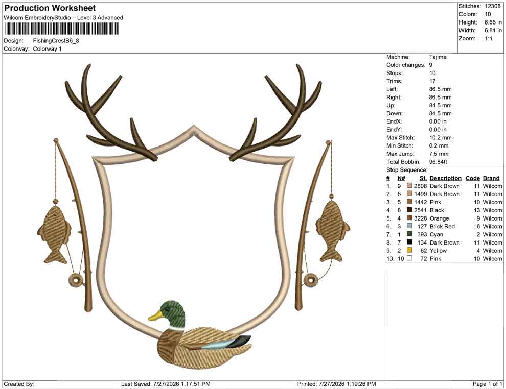 Fishing Crest B