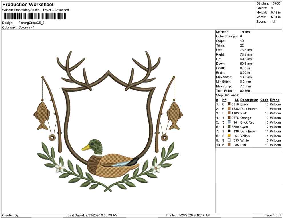 Fishing Crest C