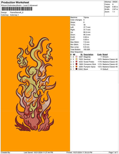 Flame Sleeve