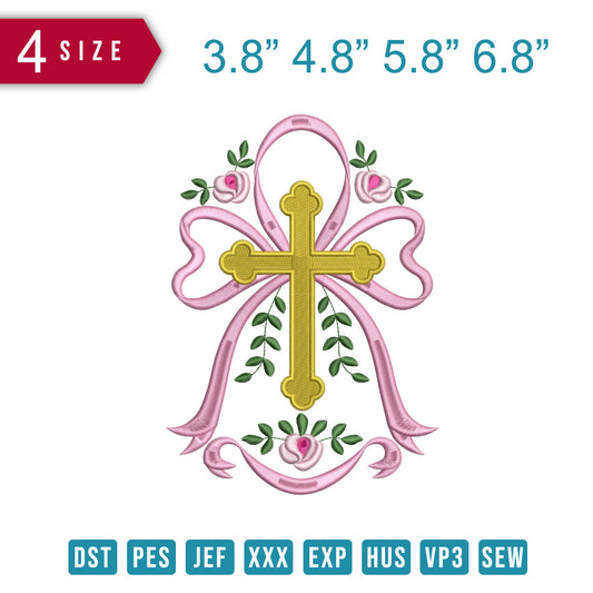 Floral Bows Cross